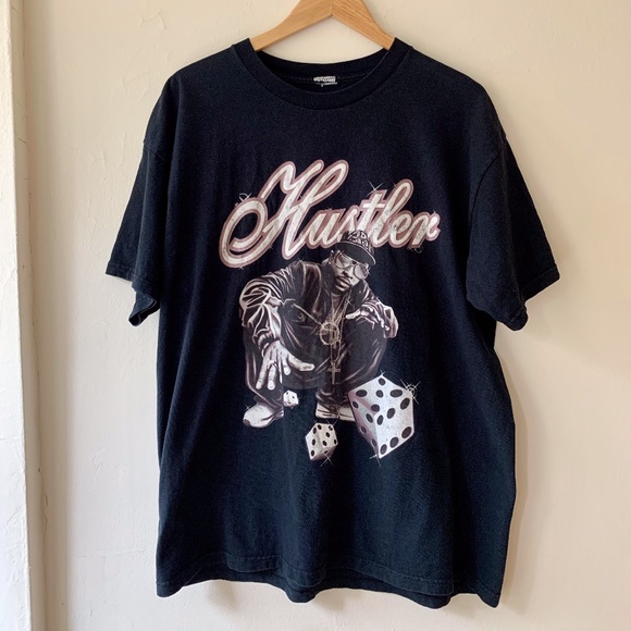 Vintage 90'sHustler Dice Roll T-shirt Men's XL